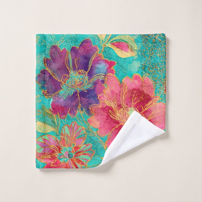 Indian style design wash cloth (Wash Cloth)