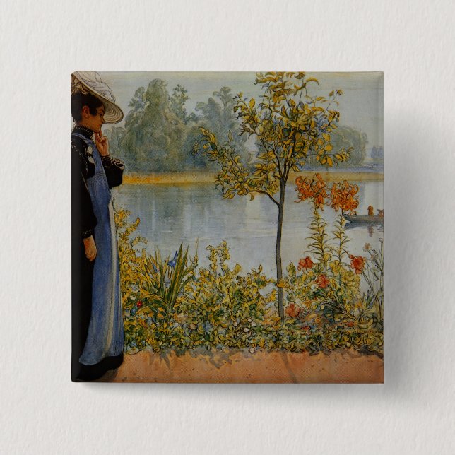 Indian Summer 15 Cm Square Badge (Front)
