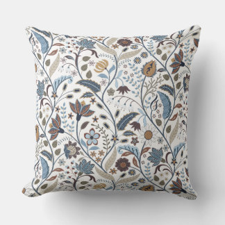 Indian Summer Autumn Floral  Cushion