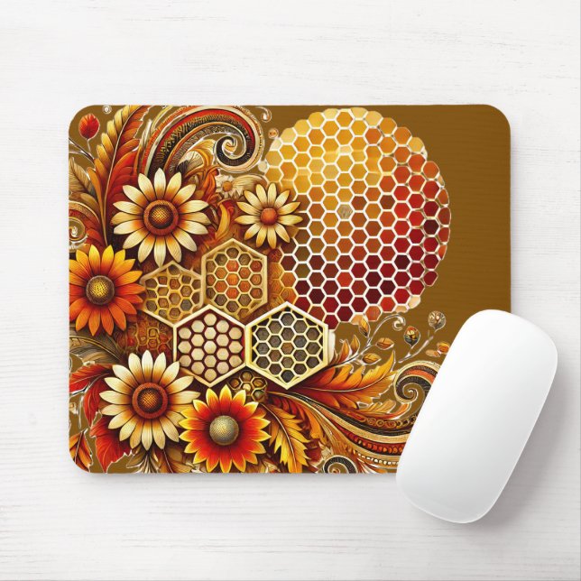 Indian Summer Mouse Pad (With Mouse)