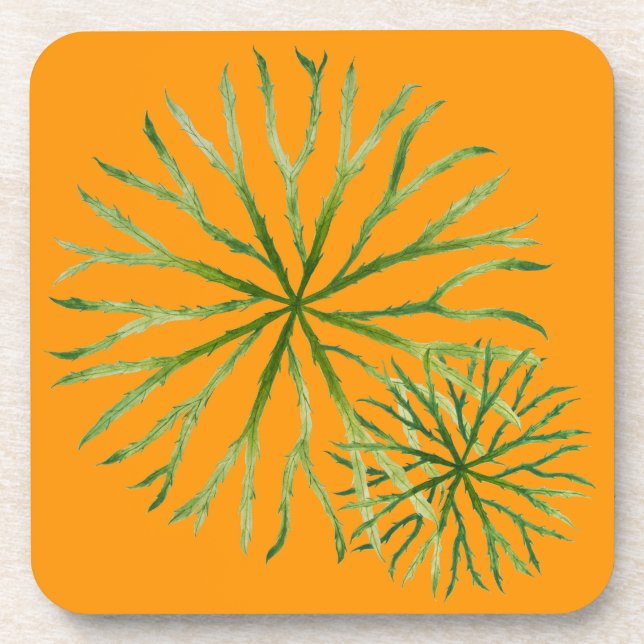 Indian Summer on a Coaster Set (O) (Front)