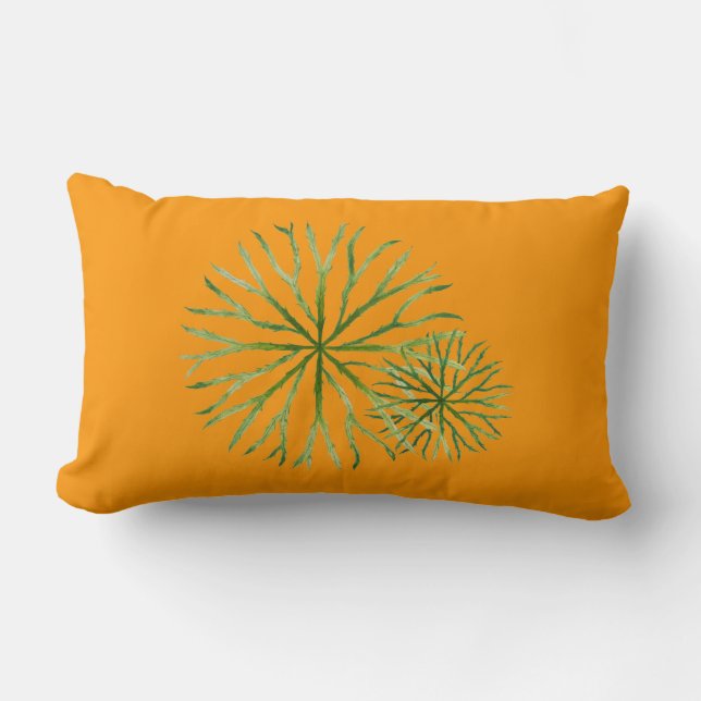 Indian Summer on a Lumbar Pillow (Front)