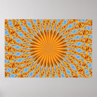 Indian summer warm poster