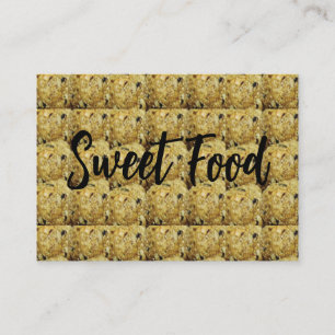 Indian Sweet Til Laddu Sweet Food Business Card