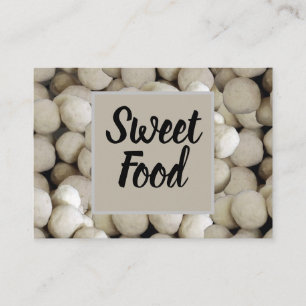 Indian Sweets Wheat Flour Ladoos Sweet Food Business Card