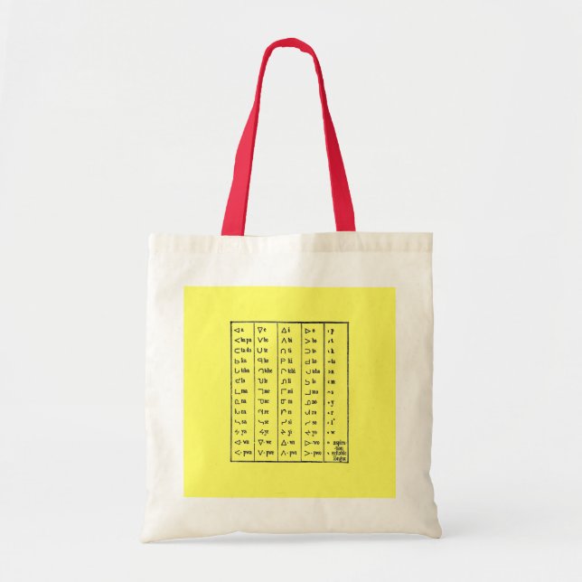 Indian Symbols Tote Bag (Front)