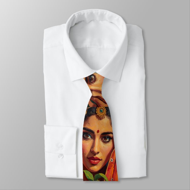 Indian Tea Picker Tie (Tied)