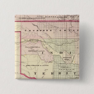 Indian Territory 2 15 Cm Square Badge