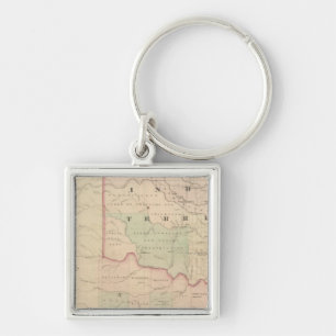 Indian Territory and Texas, North West Portion Key Ring