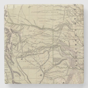 Indian Territory, North Texas, New Mexico Stone Coaster