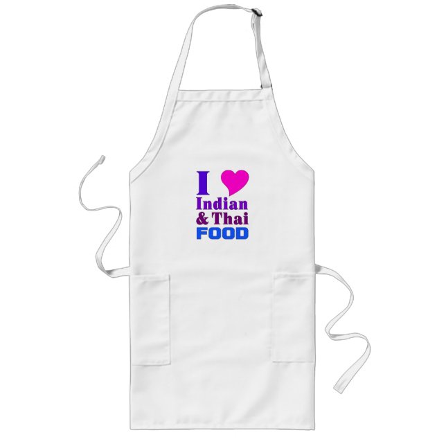 Indian & Thai Food apron 1 (Front)