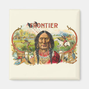 Indian Tobacco Label Magnet
