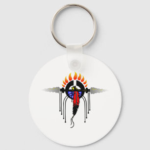 Indian Totem Key Ring