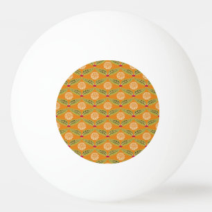 Indian Traditional Illustration Pattern. Ping Pong Ball