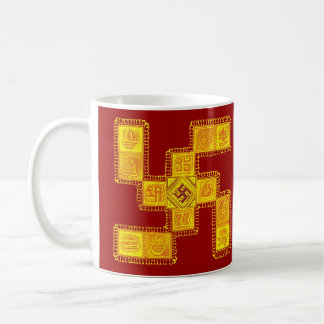 Indian Traditional Swastika Coffee Mug