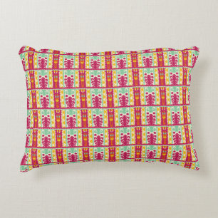 Indian Traditional Textile Design Illustration Decorative Cushion