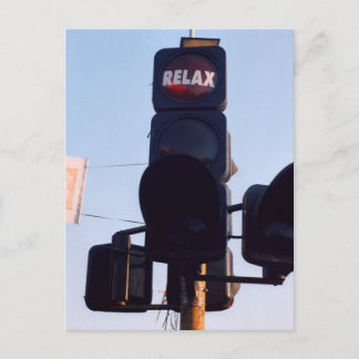 Indian Traffic Light Postcard