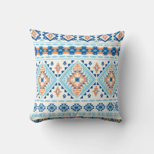 Indian Tribal Rug Ornament Pattern Cushion