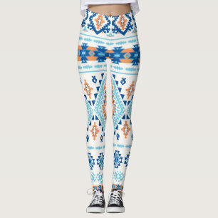 Indian Tribal Rug Ornament Pattern Leggings