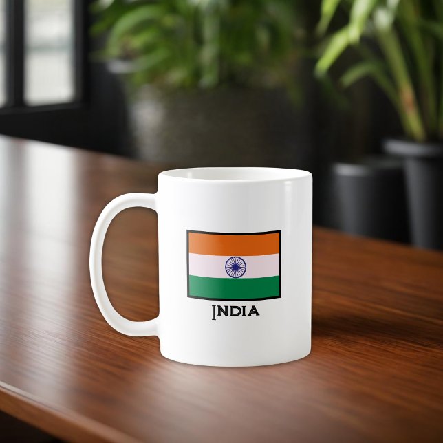 Indian Tricolour Tiranga Coffee Mug (Creator Uploaded)