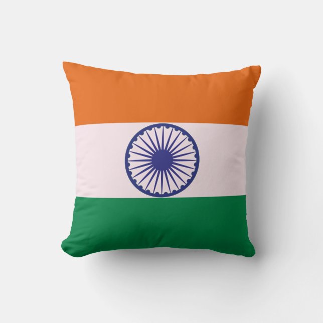 Indian Tricolour Tiranga Cushion (Front)
