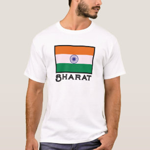 Indian Tricolour Tiranga Flag Bharat T-Shirt
