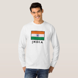Indian Tricolour Tiranga Flag T-Shirt