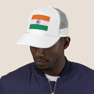 Indian Tricolour Tiranga Trucker Hat