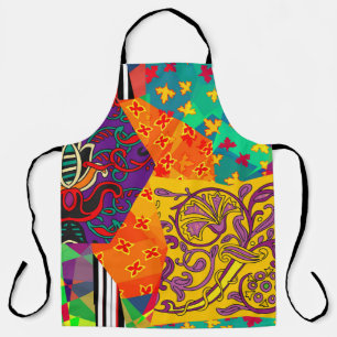 Indian Turkish Festive Patchwork Mandala Apron