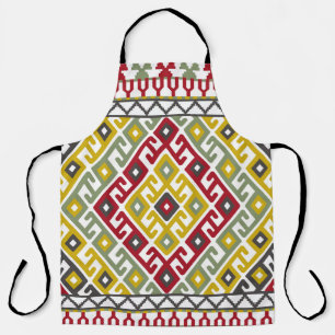 Indian Turkish Geometric: Vintage Background Tile Apron