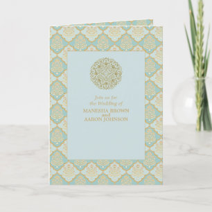 Indian Turquoise - Wedding Invitation