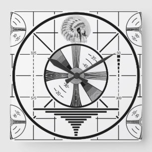 Indian TV Test Pattern Clock