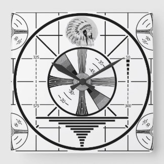 Indian TV Test Pattern Clock