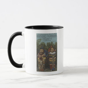Indian Twins in Papooses & "Just Crying�" Mug