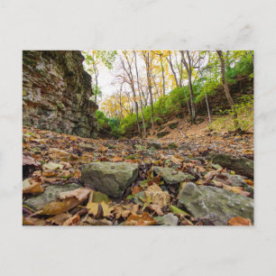 Indian Village Canyon in Autumn, Columbus, Ohio Postcard