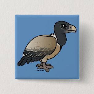 Indian Vulture 15 Cm Square Badge