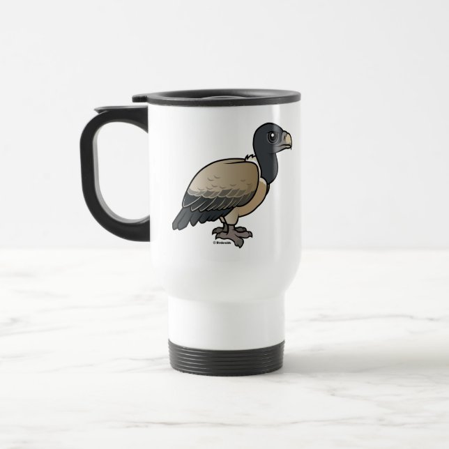Indian Vulture Travel Mug (Left)
