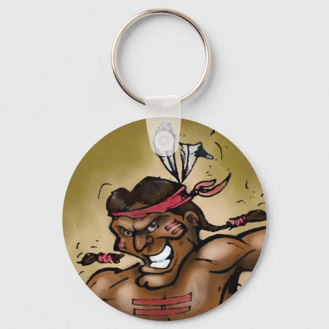 Indian Warrior Key Ring (Front)