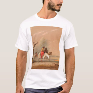 Indian Watering their Mounts (1068A) T-Shirt