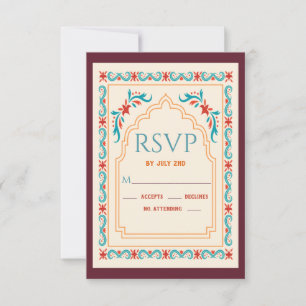 Indian Wedding Bridal RSVP