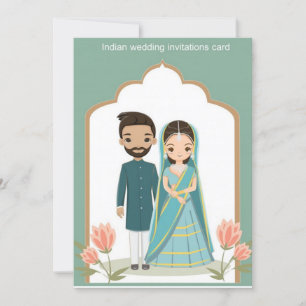 indian wedding invitation