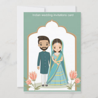 indian wedding invitation