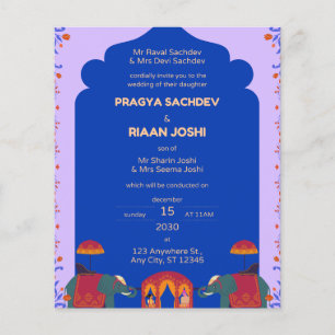 Indian Wedding Invitation Card