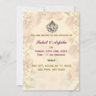 Indian Wedding Invitations 