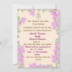 Indian Wedding Invitations 