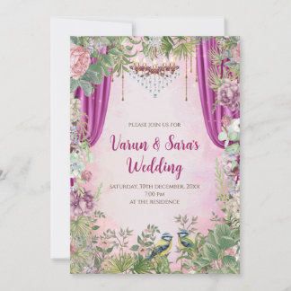 Indian wedding invite Digital Hindu invitation