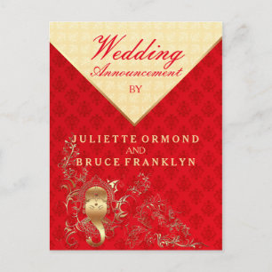 Indian Wedding - Postcard / Announcement