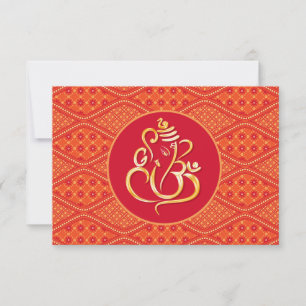 Indian Wedding RSVP Card