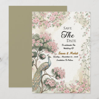 Indian Wedding Save the Date Invitation
