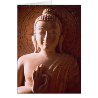 Indian Wooden Carving of Buddha